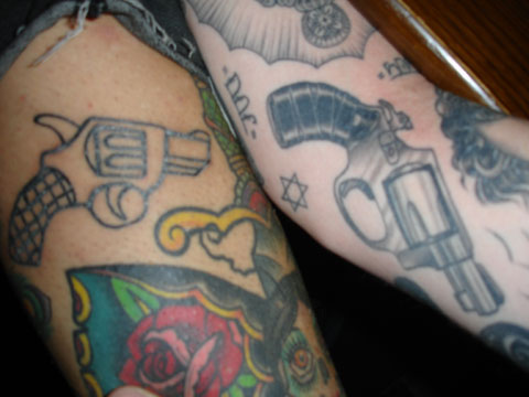 Tattoos Of Guns
